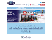 Tablet Screenshot of pedialyte.com